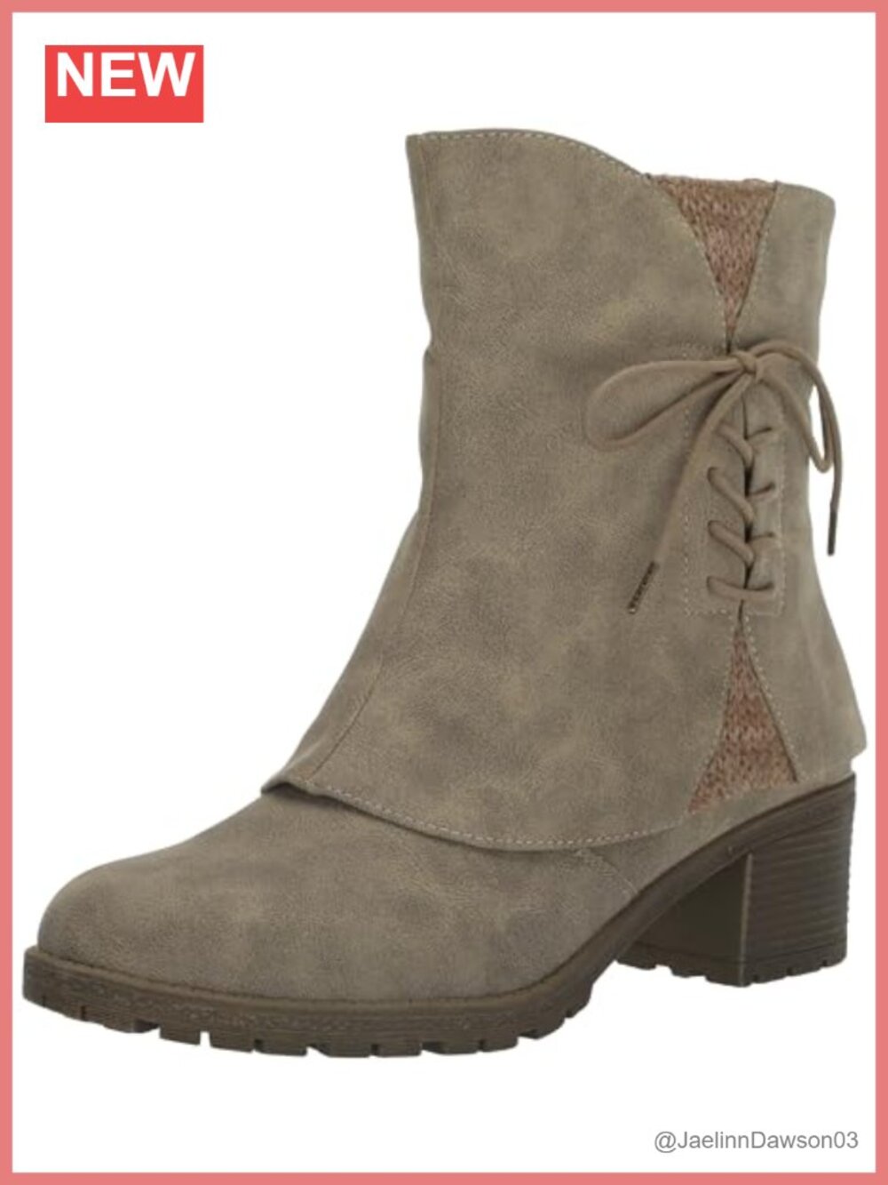 Muk Luxe Lined Leather Mid-Calf Lace-Up Boots